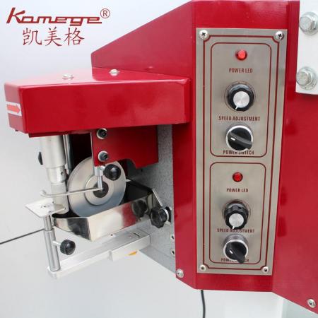 Kamege XD-128 Three Station Save Time Leather Edge Color Painting Machine Horizontal Belt Inking Machine